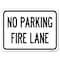 Signmission Pavement Stencil No Parking Fire Lane Heavy-Gauge Alum Rust Proof Parking, 18" x 24", A-1824-24610 A-1824-24610 - alternate 1